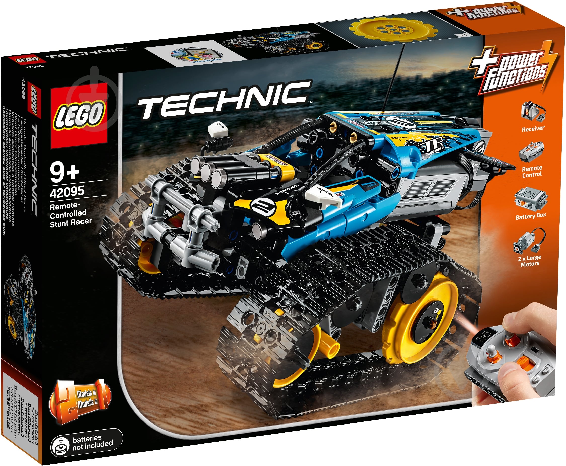 Конструктор LEGO Technic Каскадерский гоночный автомобиль на радиоуправлении 42095 - фото 2