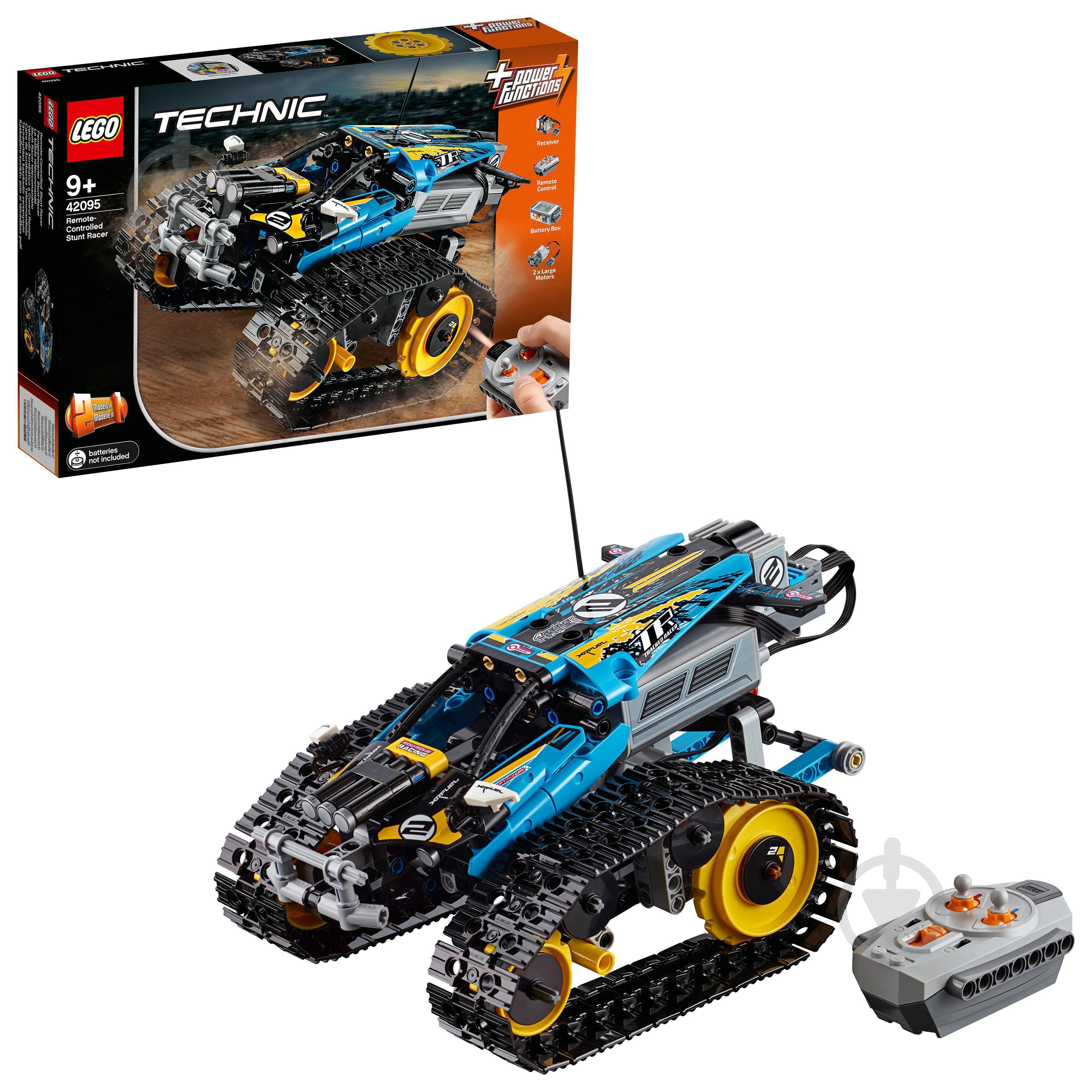 Конструктор LEGO Technic Каскадерский гоночный автомобиль на радиоуправлении 42095 - фото 6