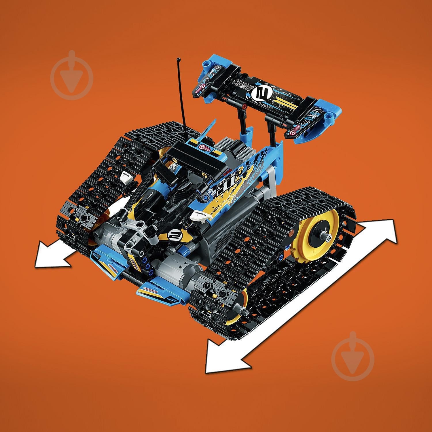 Конструктор LEGO Technic Каскадерский гоночный автомобиль на радиоуправлении 42095 - фото 15