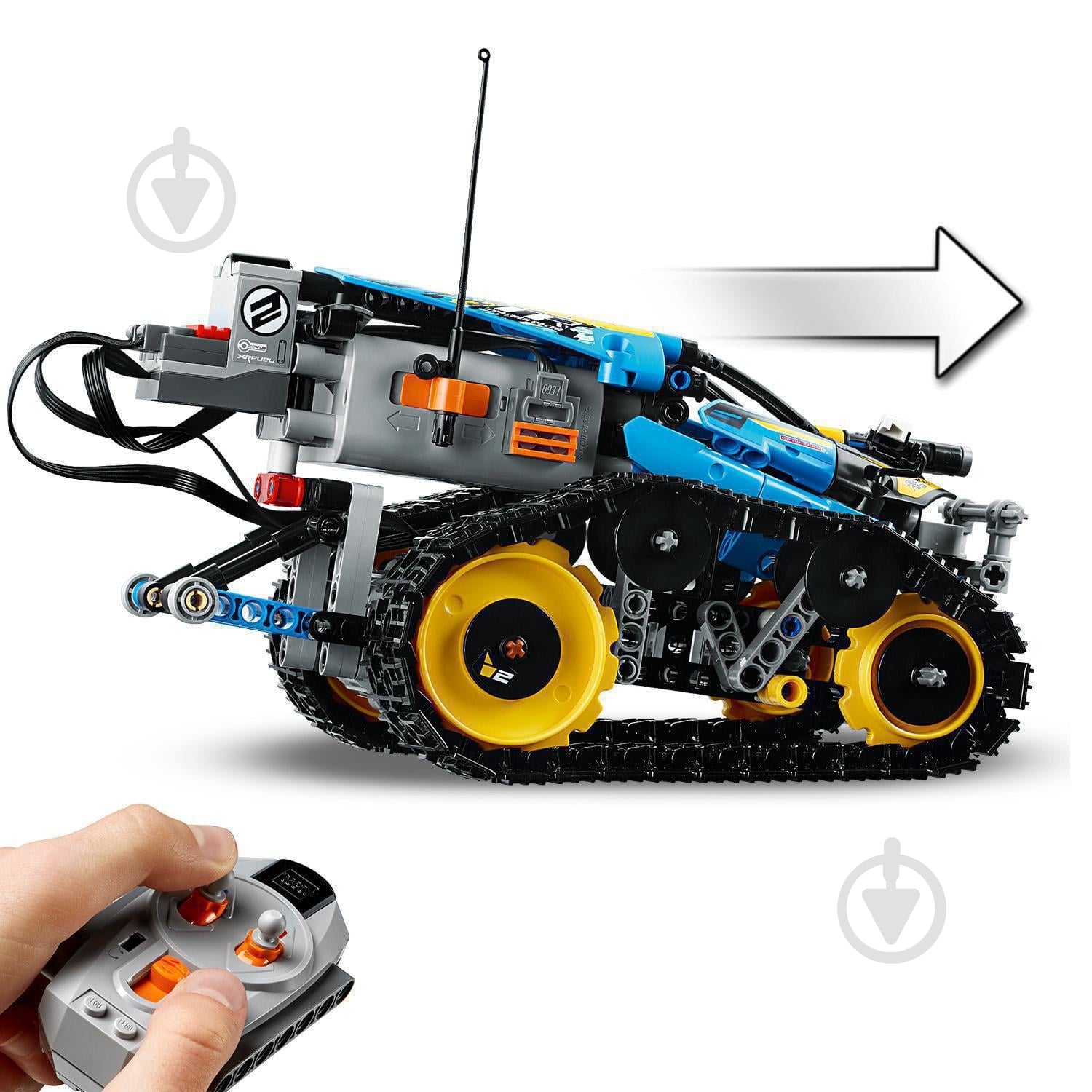 Конструктор LEGO Technic Каскадерский гоночный автомобиль на радиоуправлении 42095 - фото 8