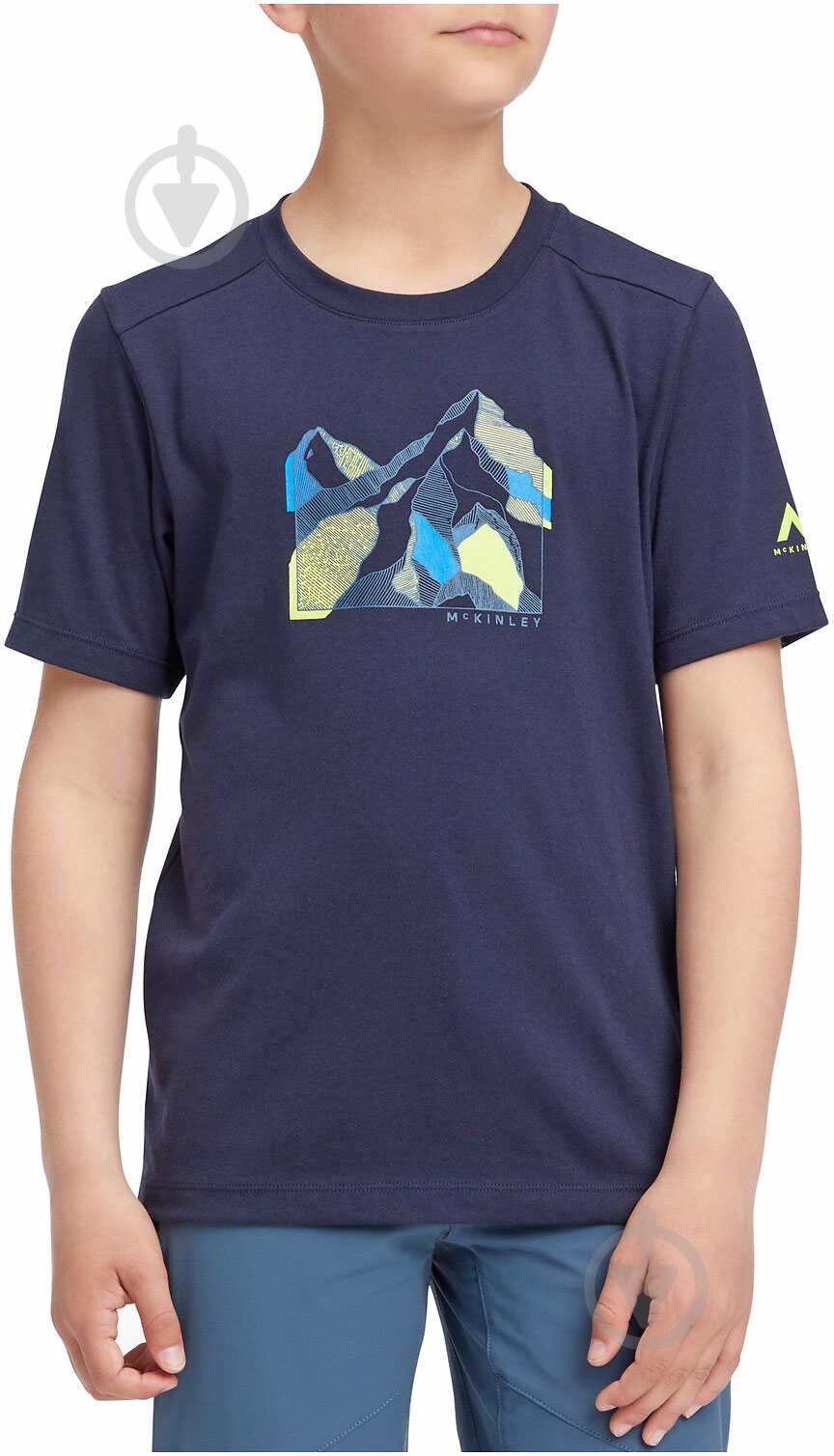 Футболка McKinley ELLIS JR 427264-510 р.140 синій - фото 1 Футболка McKinley ELLIS JR 427264-510 р.140 синій - фото 1