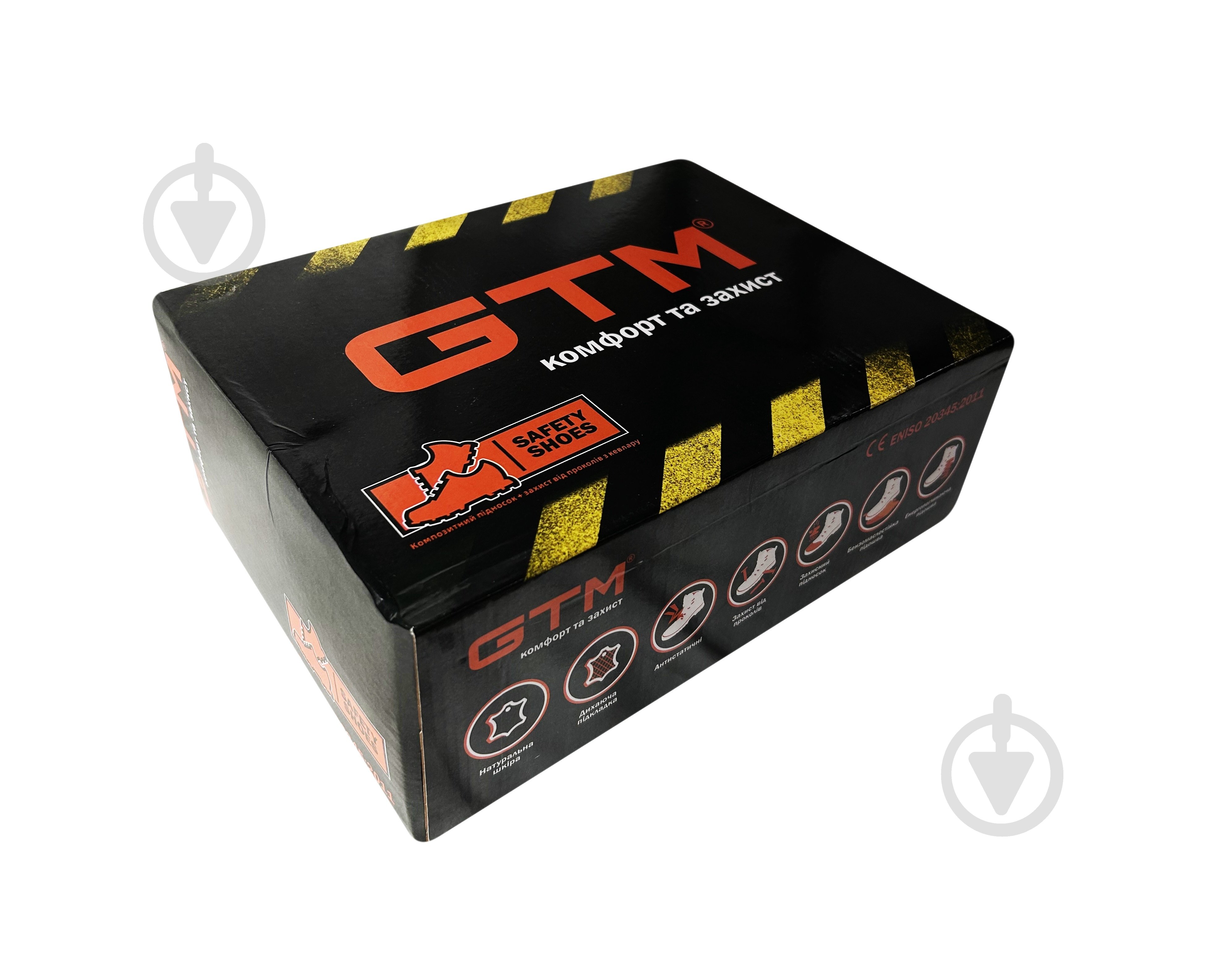 Ботинки GTM SM-071W-41 S3 SRC Comfort р.41 черный с серым - фото 5