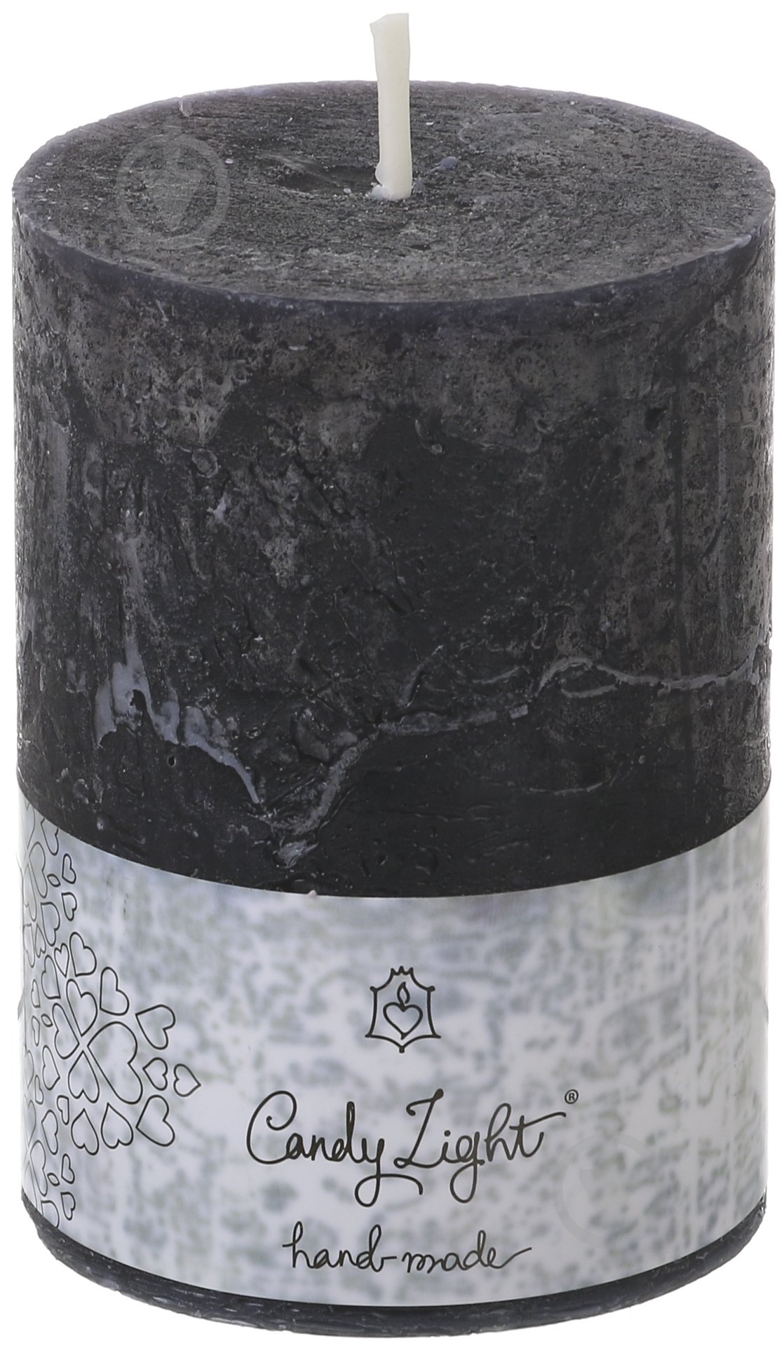 Свеча 7х10 см (7,7),С-07 черный Candy Light - фото 1