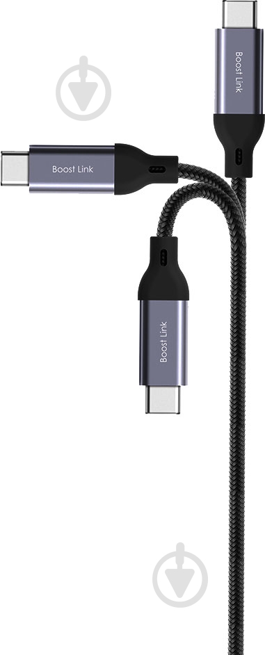 Кабель Silicon Power USB Type-A – USB Type-C 1 м черный (LK30 Black/Nylon) - фото 4