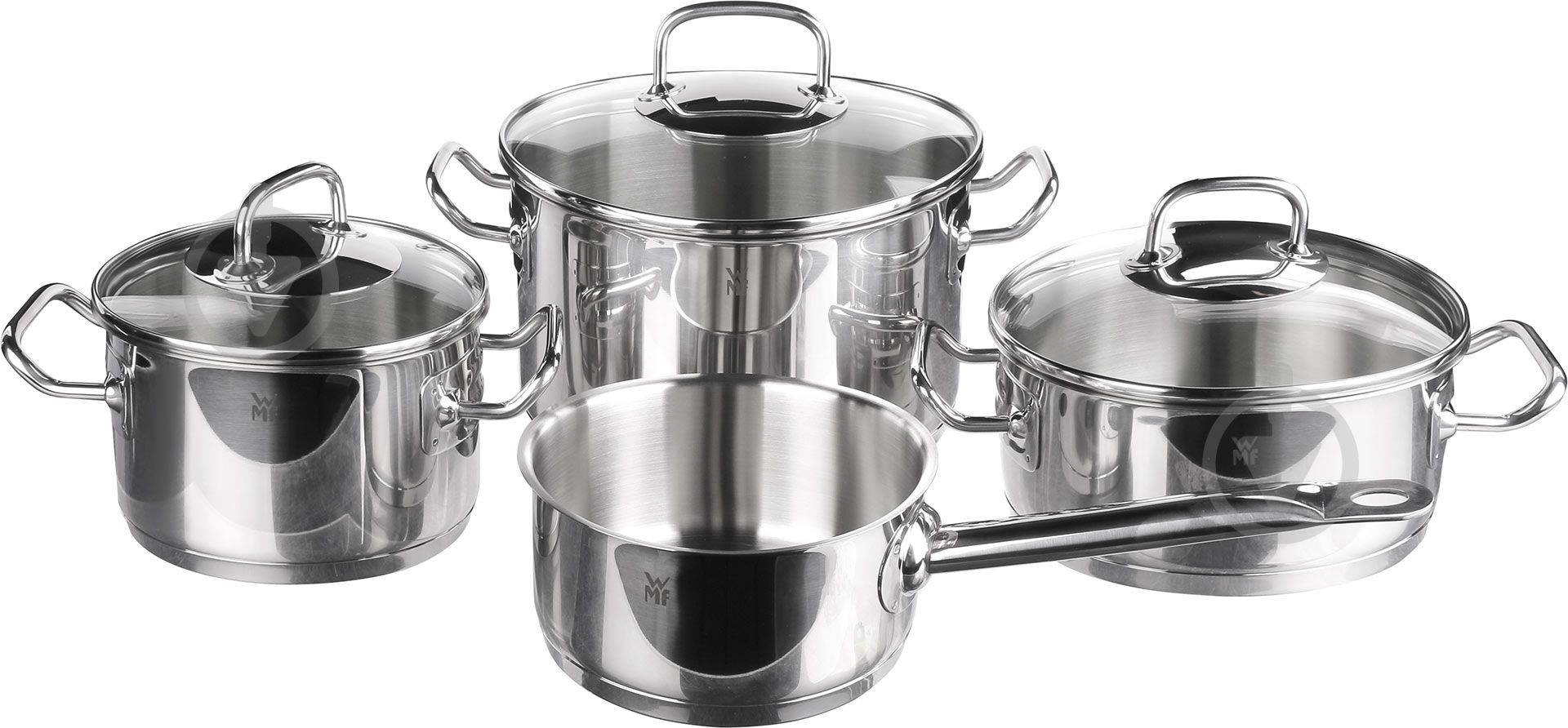 Набор кастрюль WMF Profi Plus 7 предметов 110656 - фото 1 Набор кастрюль WMF Profi Plus 7 предметов 110656 - фото 1