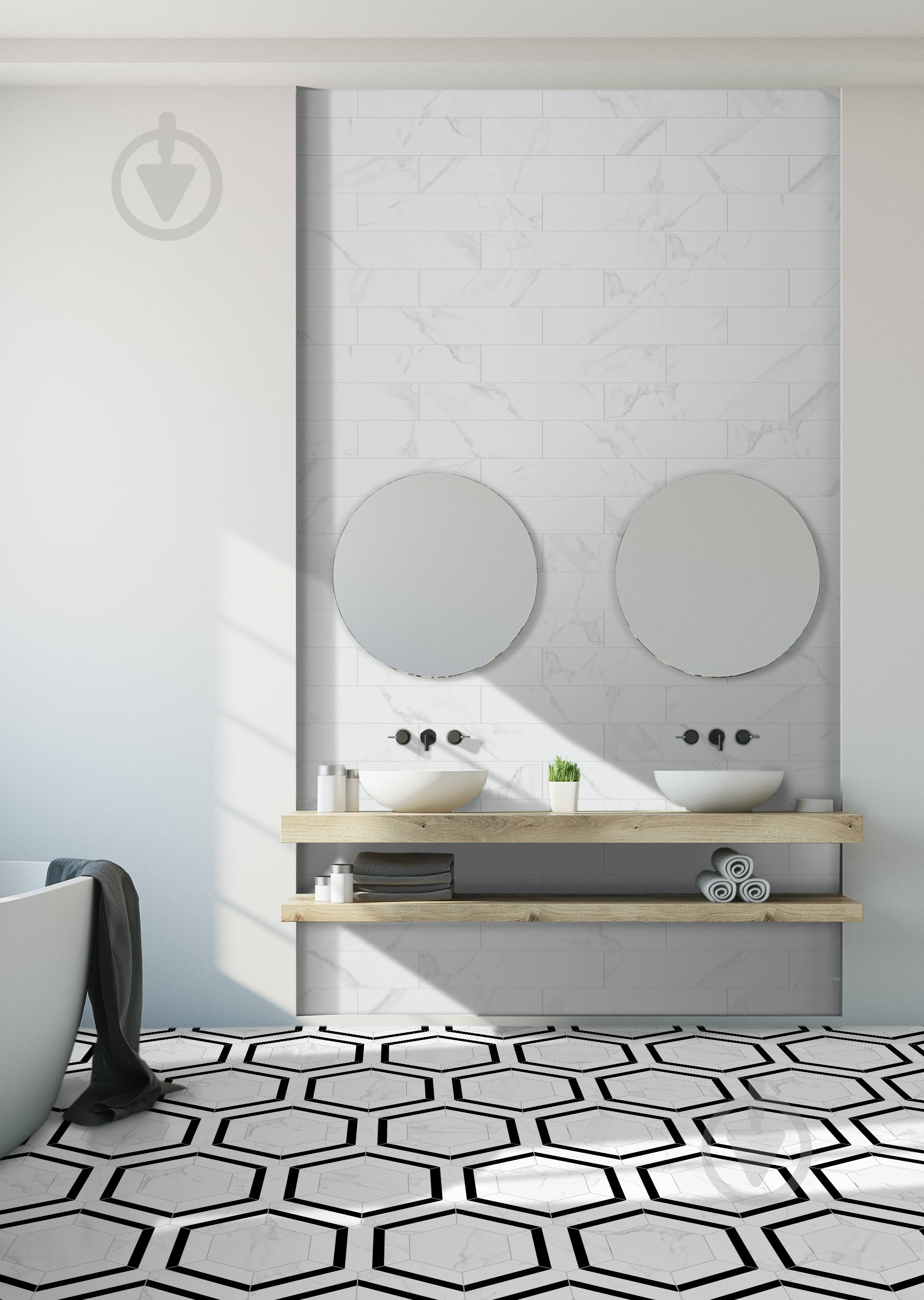 Плитка CERLAT Essen Hex 22,5х25,9 - фото 3 Плитка CERLAT Essen Hex 22,5х25,9 - фото 3