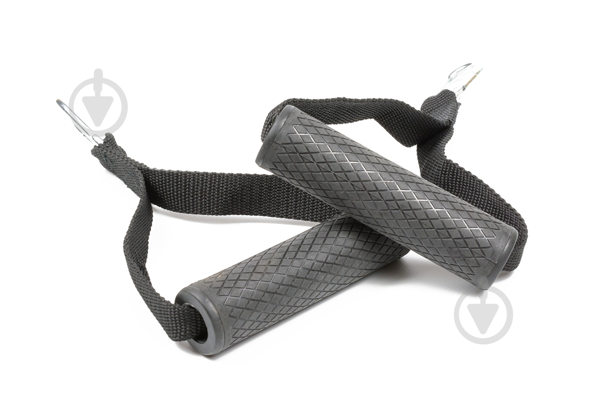 Ручки для тяг EasyFit обрезиненные пара EF-2712 - фото 2 Ручки для тяг EasyFit обрезиненные пара EF-2712 - фото 2