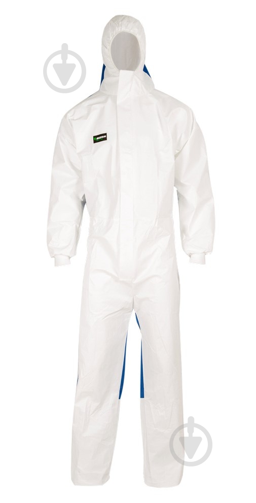 Комбінезон короткострокового використання Sizam р. L X-GUARD 4530 білий із синім - фото 1