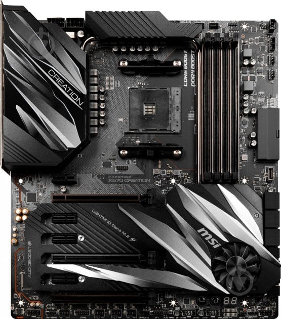 Материнська плата MSI PRESTIGE_X570_CREATION (Socket AM4, AMD X570, E-ATX) - фото 1