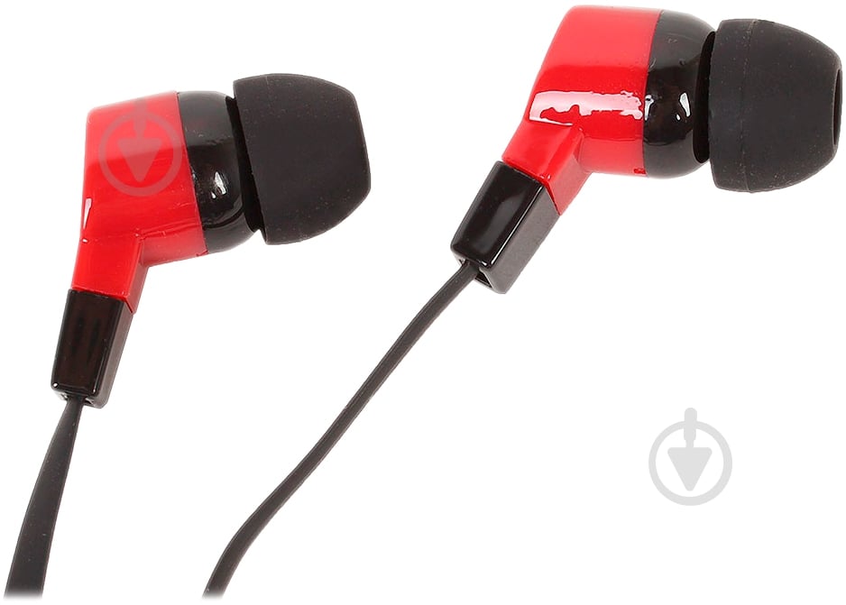 Наушники Defender Basic 619 red/black вставки - фото 2