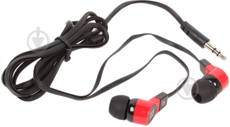 Наушники Defender Basic 619 red/black вставки - фото 3