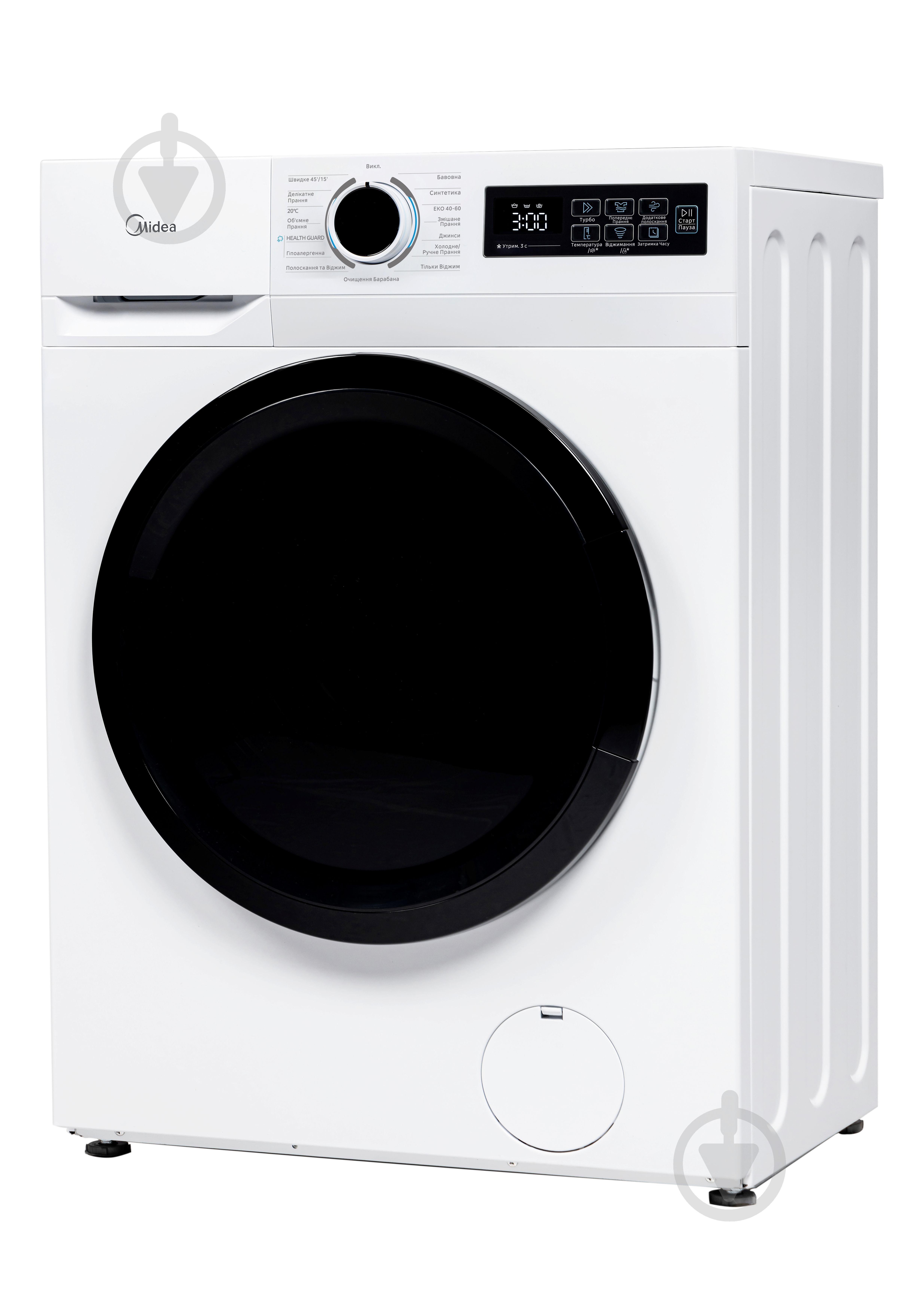 ВІТРИНА! Пральна машина Midea MF110W70B/W-UA - фото 3 ВІТРИНА! Пральна машина Midea MF110W70B/W-UA - фото 3