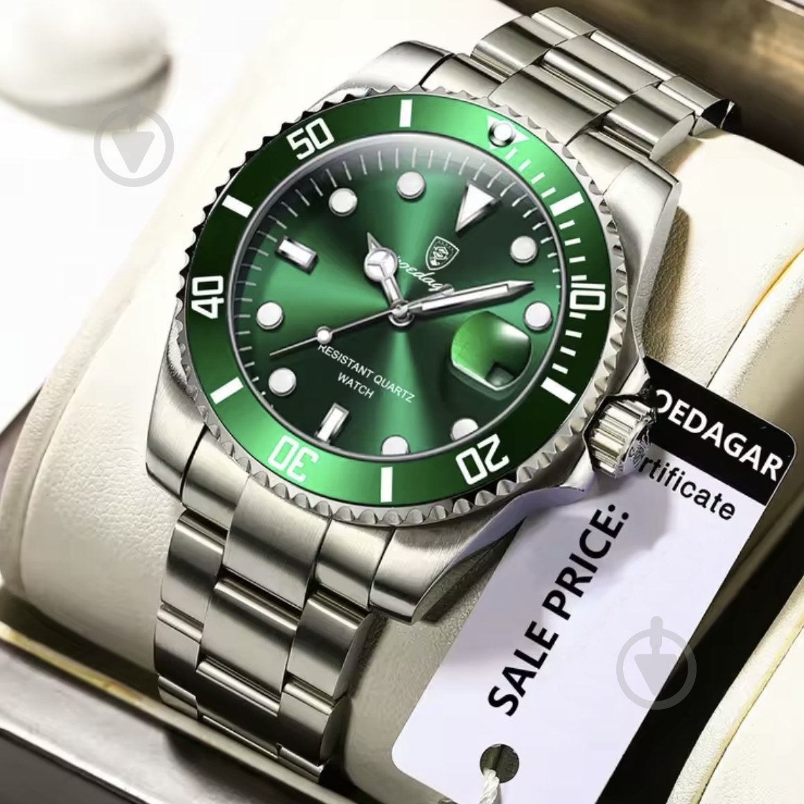 Наручные часы Olevs Poedagar silver (1949) - фото 9