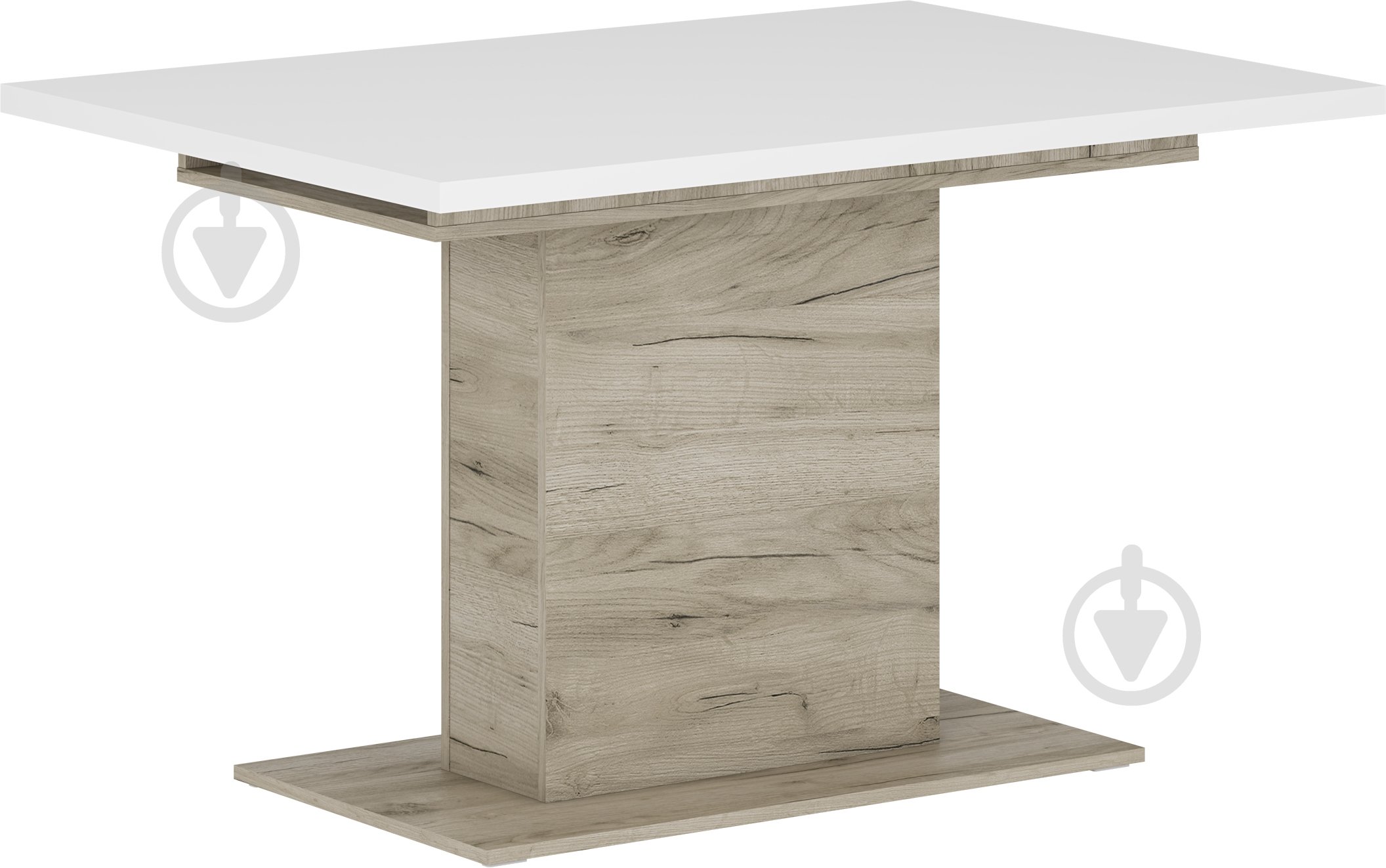 Стол обеденный Грейд Лара TL-02 1250 894х450х763 дуб крафт серый/нимфея альба - фото 2 Стол обеденный Грейд Лара TL-02 1250 894х450х763 дуб крафт серый/нимфея альба - фото 2
