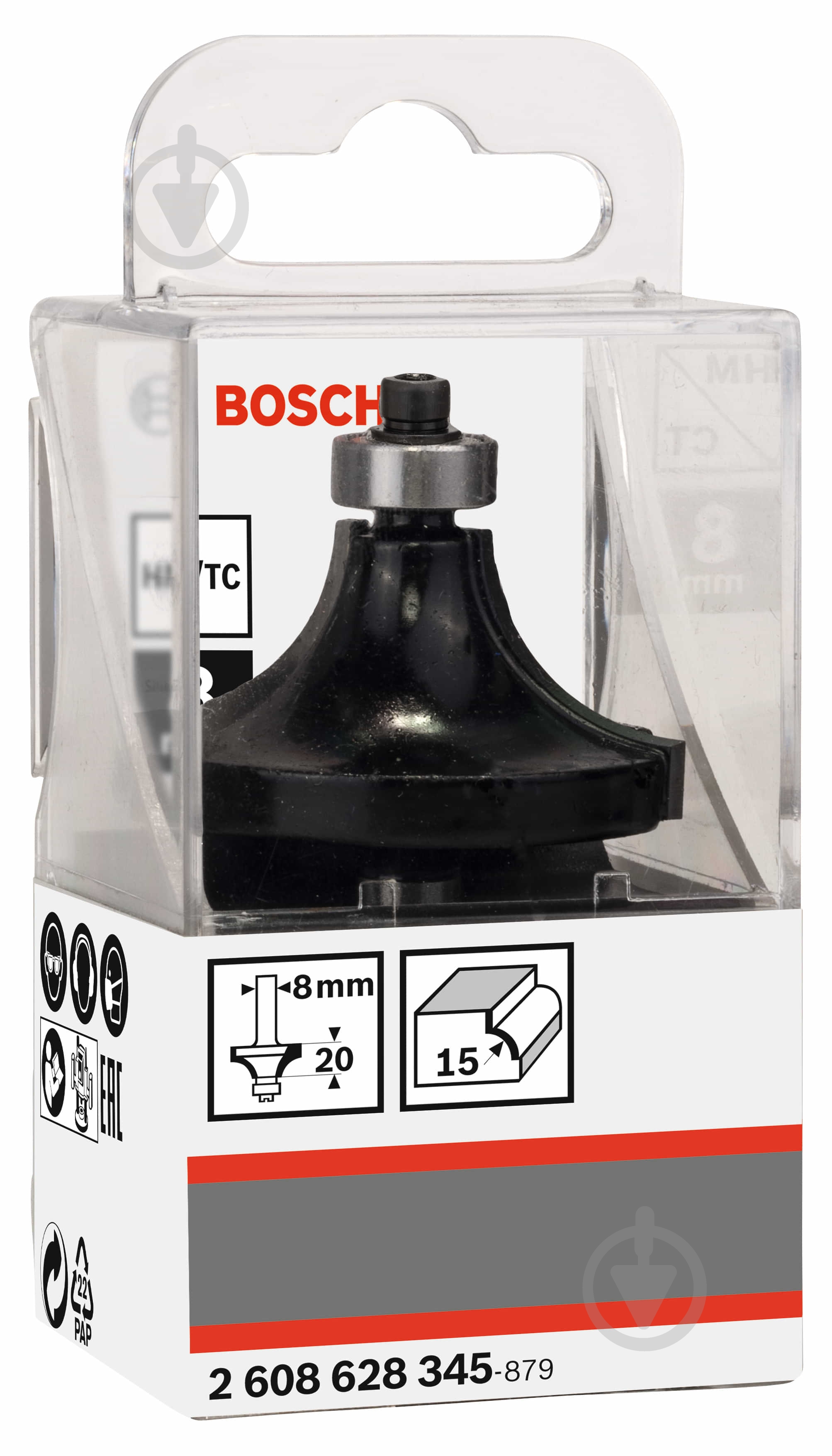 Фреза карнизная Bosch Std S8 / R15 / L22 2608628345 - фото 2