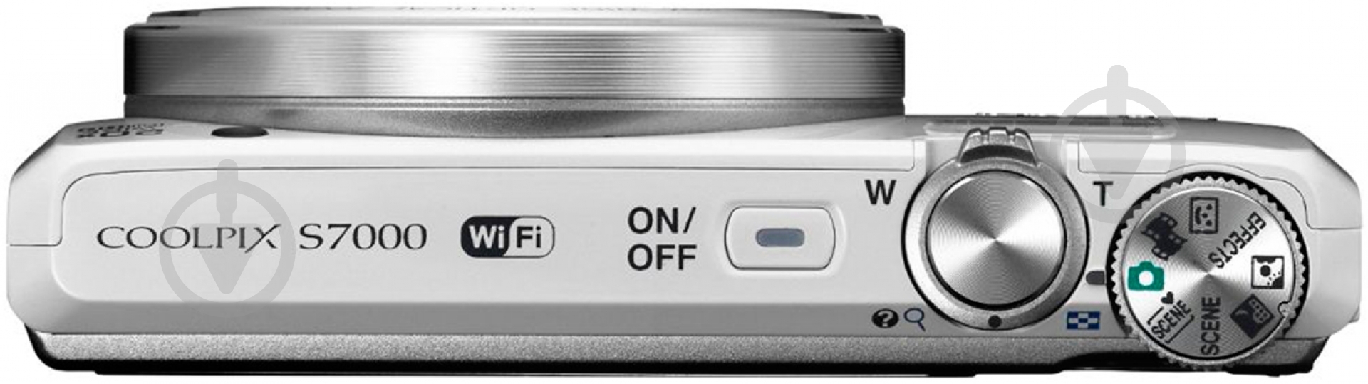 Фотоаппарат Nikon Coolpix S7000 white - фото 4
