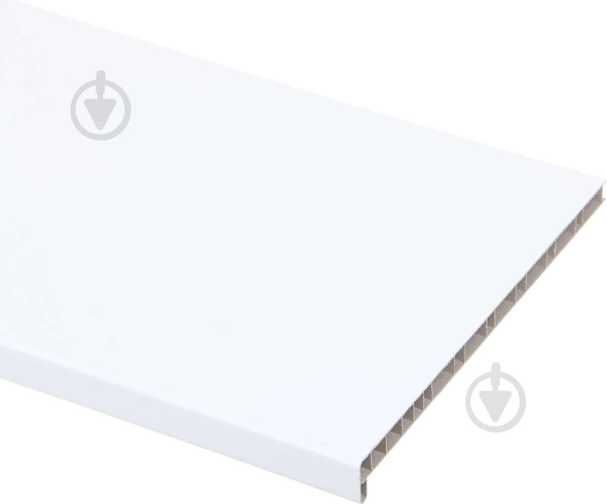Подоконник Framex 1300х250х20 мм белый Soft ПВХ - фото 1
