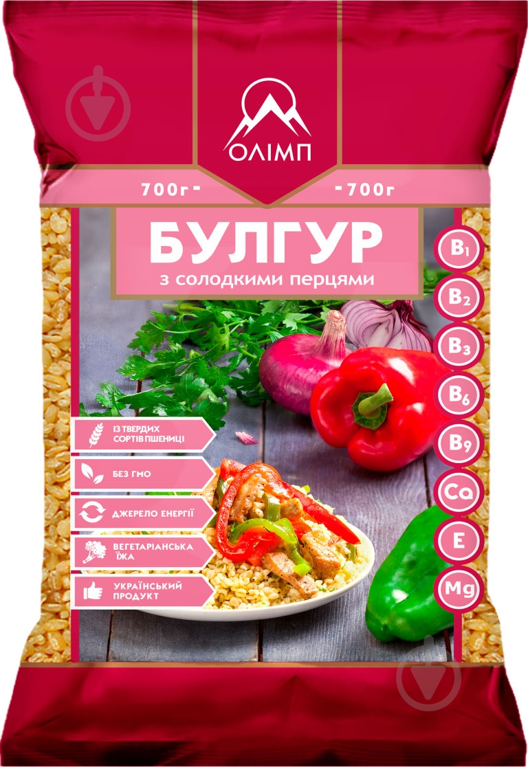 Булгур Олимп со сладкими перцами 700 г - фото 1