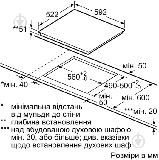 Варильна поверхня індукційна Bosch PIB 651N17E - фото 5 Варильна поверхня індукційна Bosch PIB 651N17E - фото 5