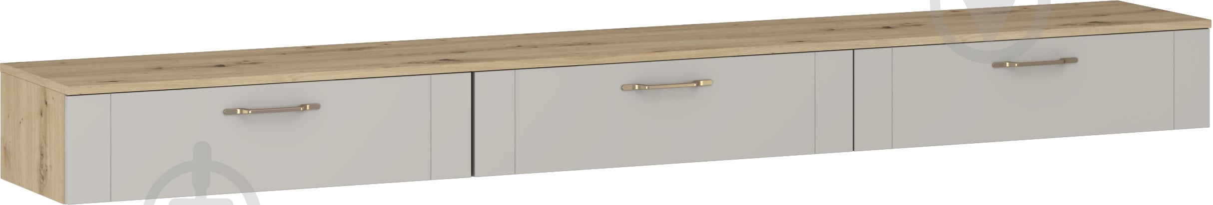 Тумба під ТВ Грейд готовий комплект V1 2402x216x370 мм дуб артізан/кашемір - фото 1 Тумба під ТВ Грейд готовий комплект V1 2402x216x370 мм дуб артізан/кашемір - фото 1