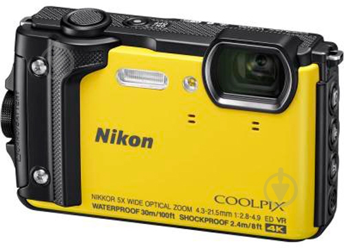 Фотокамера Nikon Coolpix W300 yellow - фото 4 Фотокамера Nikon Coolpix W300 yellow - фото 4