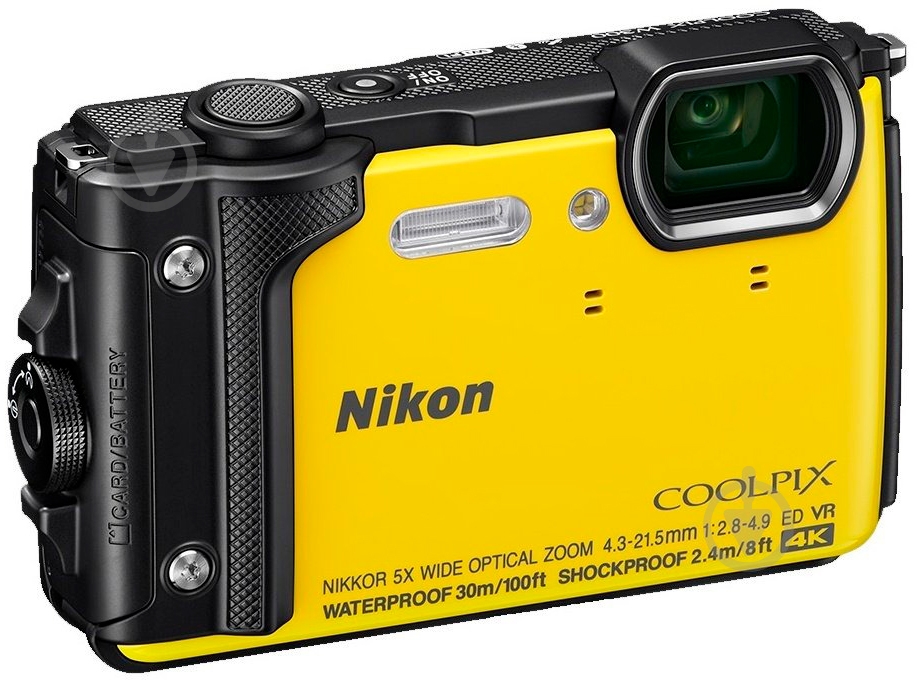 Фотокамера Nikon Coolpix W300 yellow - фото 3 Фотокамера Nikon Coolpix W300 yellow - фото 3