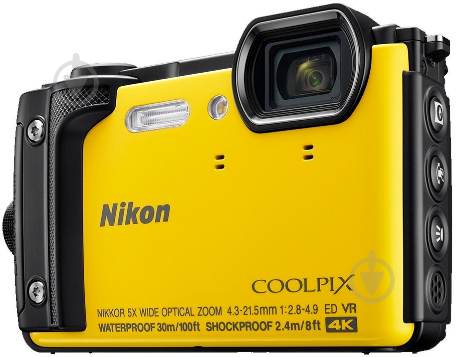 Фотокамера Nikon Coolpix W300 yellow - фото 2 Фотокамера Nikon Coolpix W300 yellow - фото 2