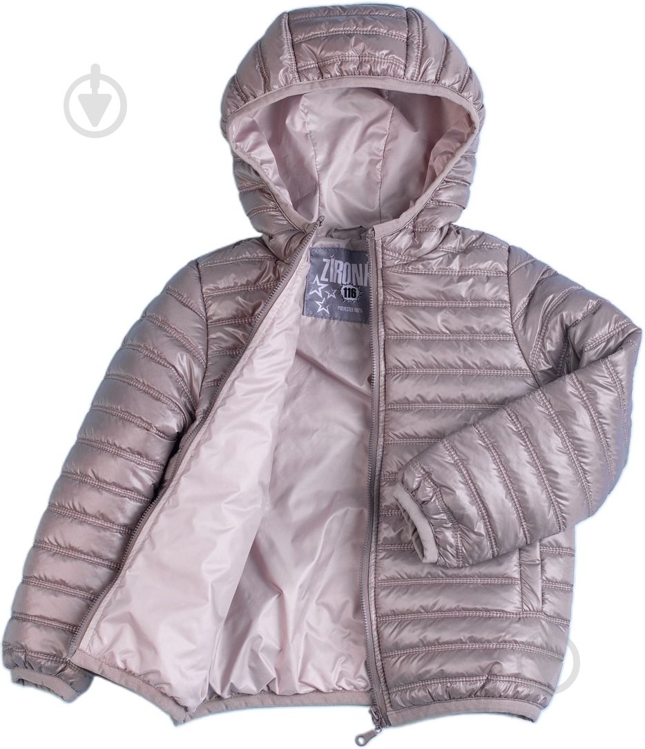 Куртка детская для девочки Zironka р.140 бежевый Z2-48-0001-1 - фото 2