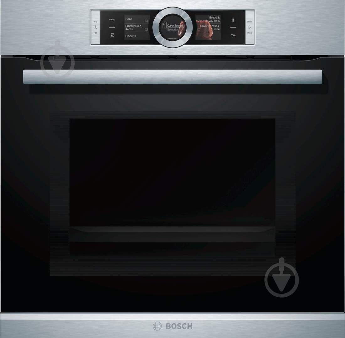 Духова шафа Bosch HMG636BS1 з функцією мікрохвиль - фото 1