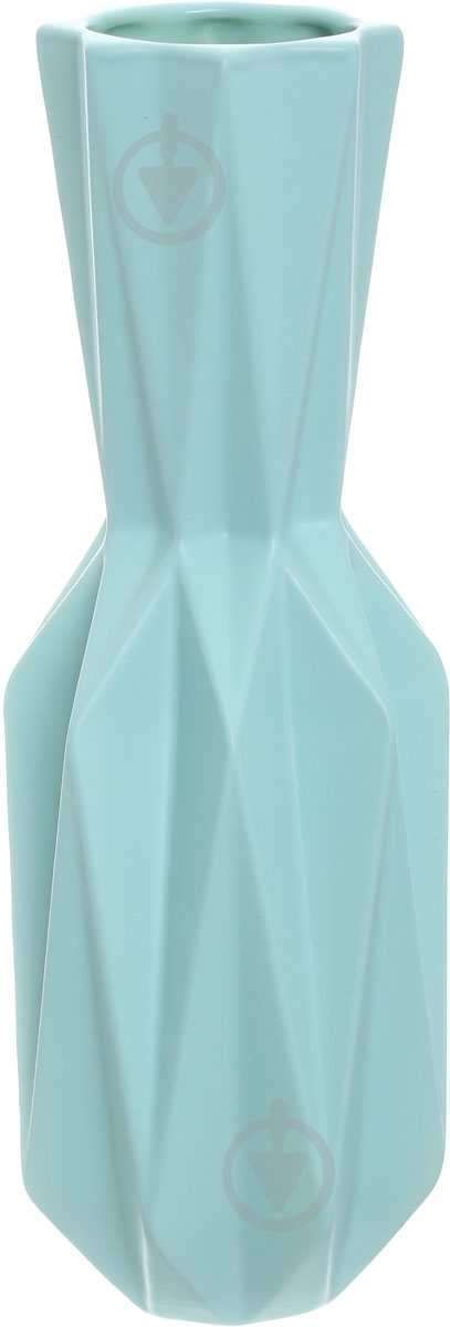 Ваза керамическая мятная Кин 31 см - фото 1 Ваза керамическая мятная Кин 31 см - фото 1