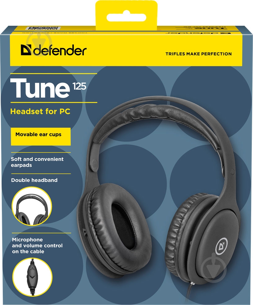 Гарнитура Defender Tune 125 black 63125 - фото 4