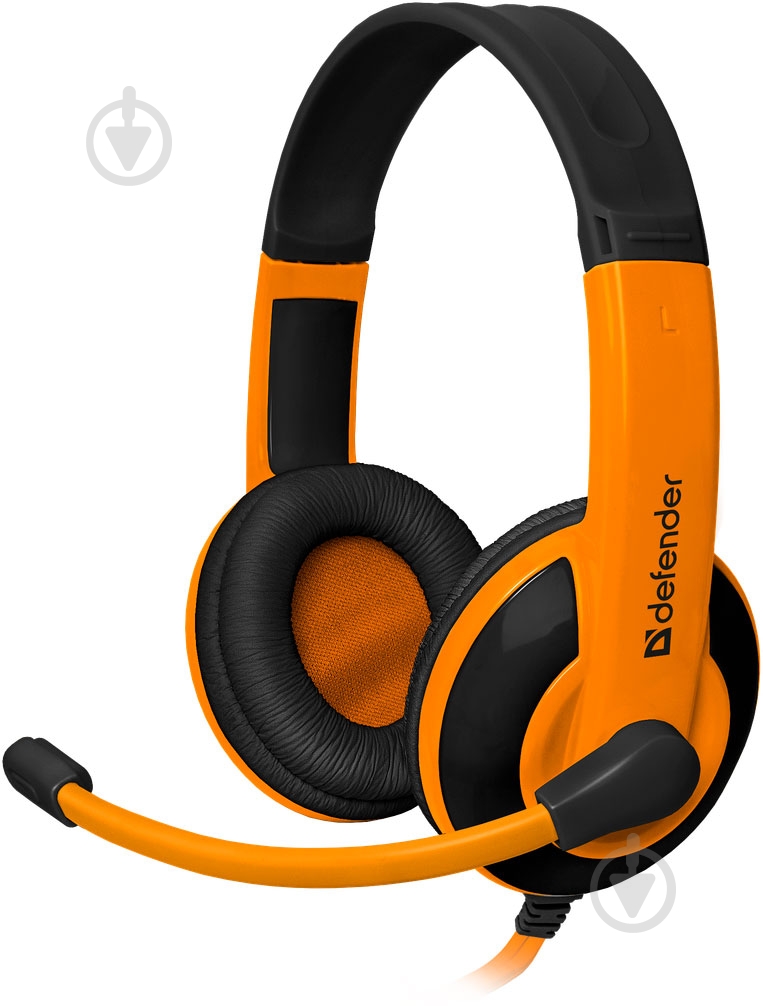 Гарнітура Defender Warhead G-120 black/orange 64099 - фото 3