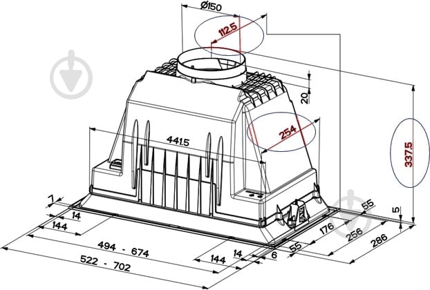 ВИТРИНА! Вытяжка Faber INKA SMART HC X A52 - фото 21