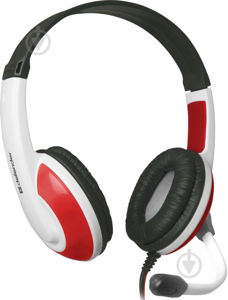 Гарнитура Defender Warhead G-120 red/white 64098 - фото 1