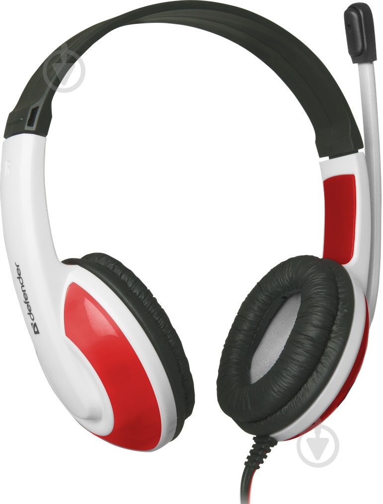 Гарнитура Defender Warhead G-120 red/white 64098 - фото 3