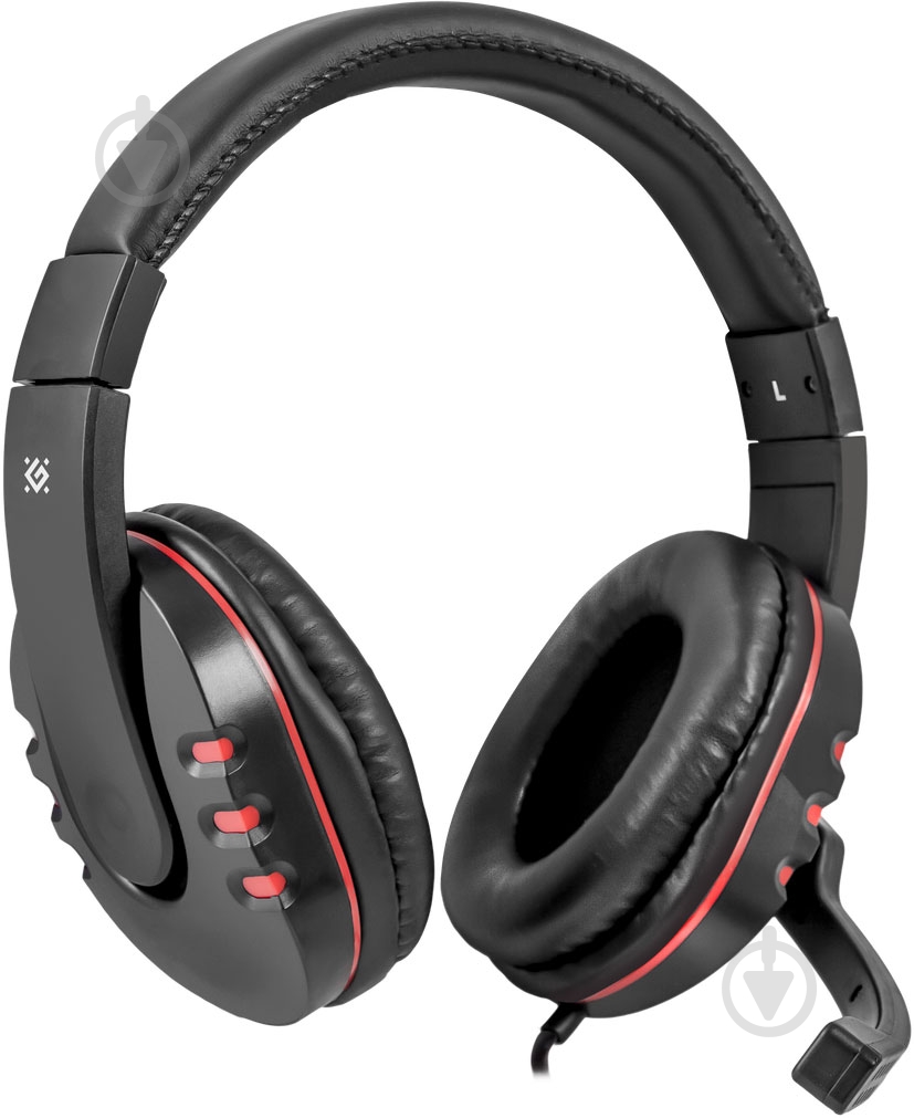 Гарнітура Defender Warhead G-160 black/red 64113 - фото 1