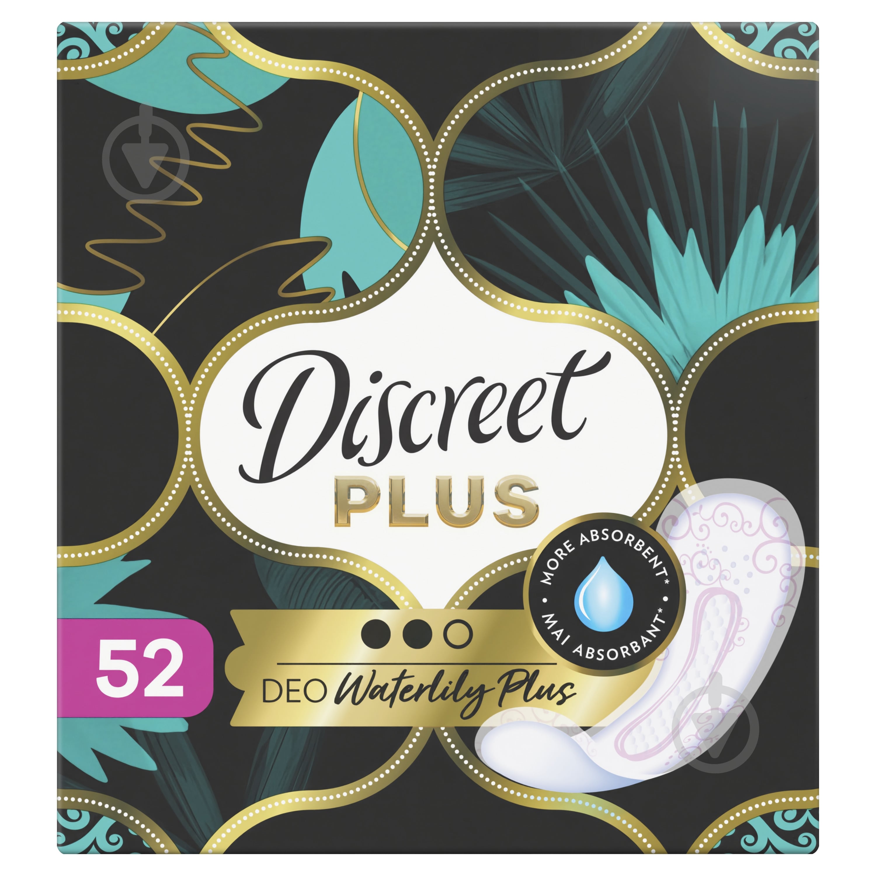 Прокладки ежедневные Discreet ZonePlus Deo Waterlilly 52 шт. - фото 2