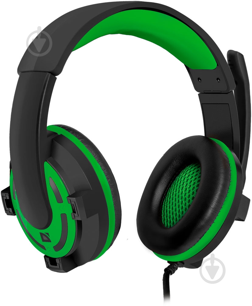 Гарнитура Defender Warhead G-300 black/green 64128 - фото 2 Гарнитура Defender Warhead G-300 black/green 64128 - фото 2