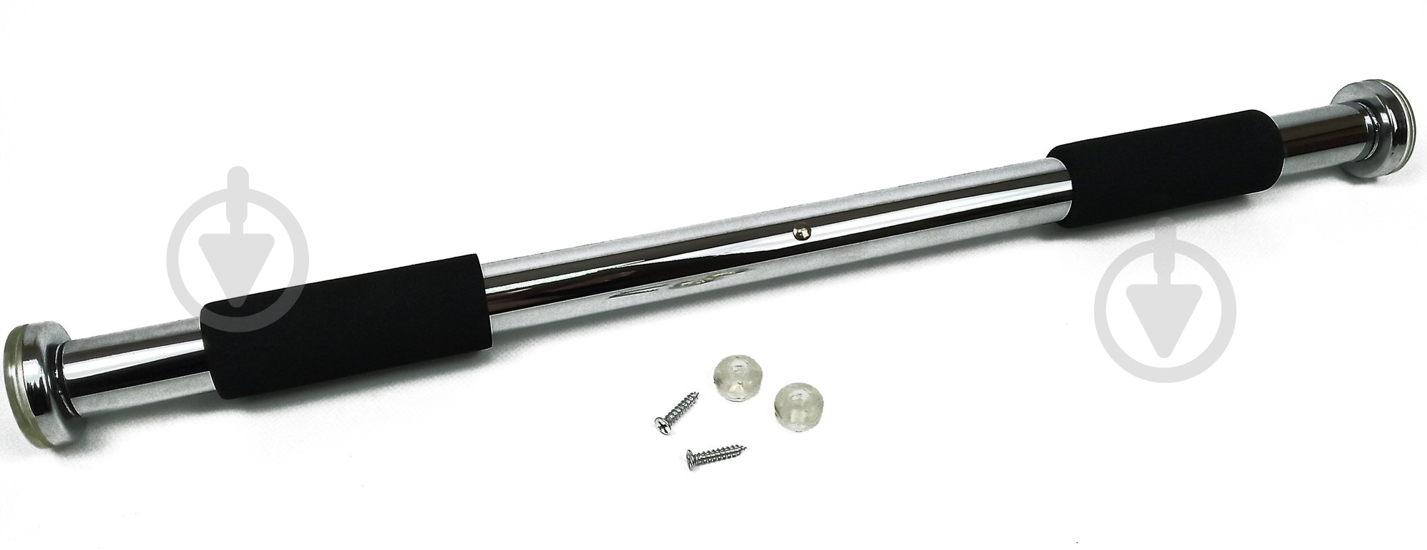 Турник дверной EasyFit длинна 83-130 см хром EF-1633-4 - фото 1