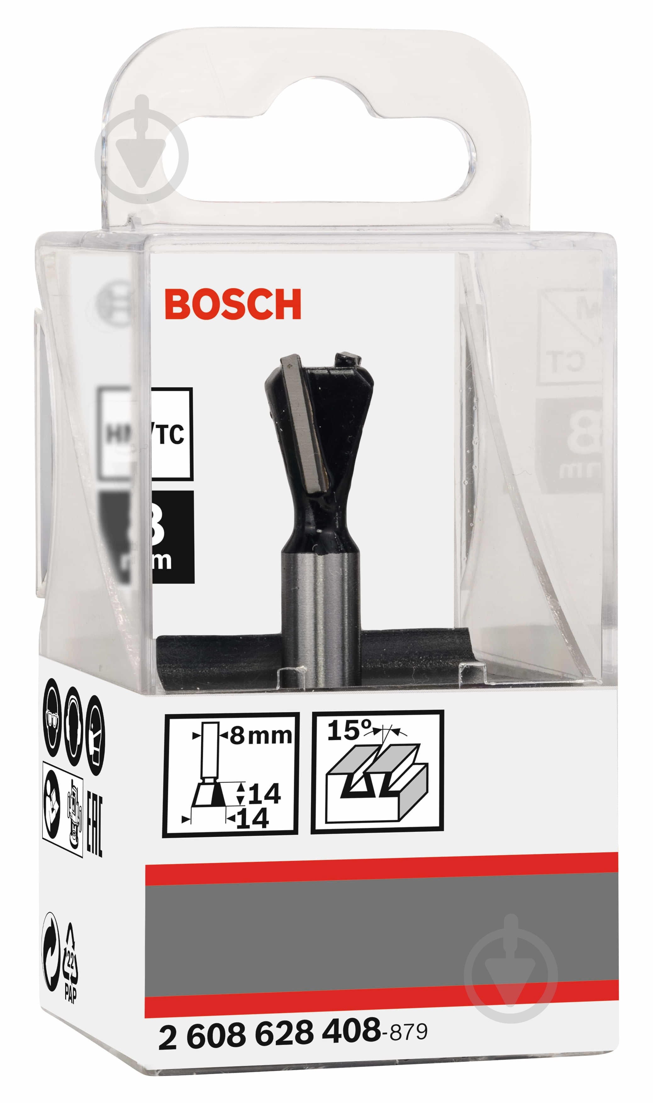 ᐉ Фреза ласточкин хвост Bosch Std S8 / D14 / L14 / 15