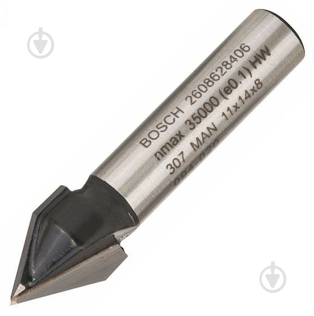 Фреза V-образная Bosch Std S8 / D11 / L14 / 60 ° 2608628406 - фото 1 Фреза V-образная Bosch Std S8 / D11 / L14 / 60 ° 2608628406 - фото 1