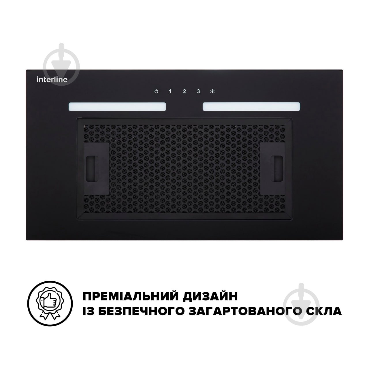 Вытяжка Interline SWAY BL A/60 GL/S - фото 2