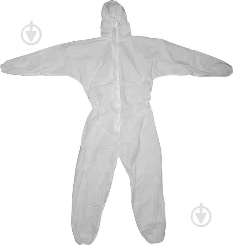 Комбинезон защитный Reis PP+microPE р. one size рост универсальный прозрачный - фото 1 Комбинезон защитный Reis PP+microPE р. one size рост универсальный прозрачный - фото 1