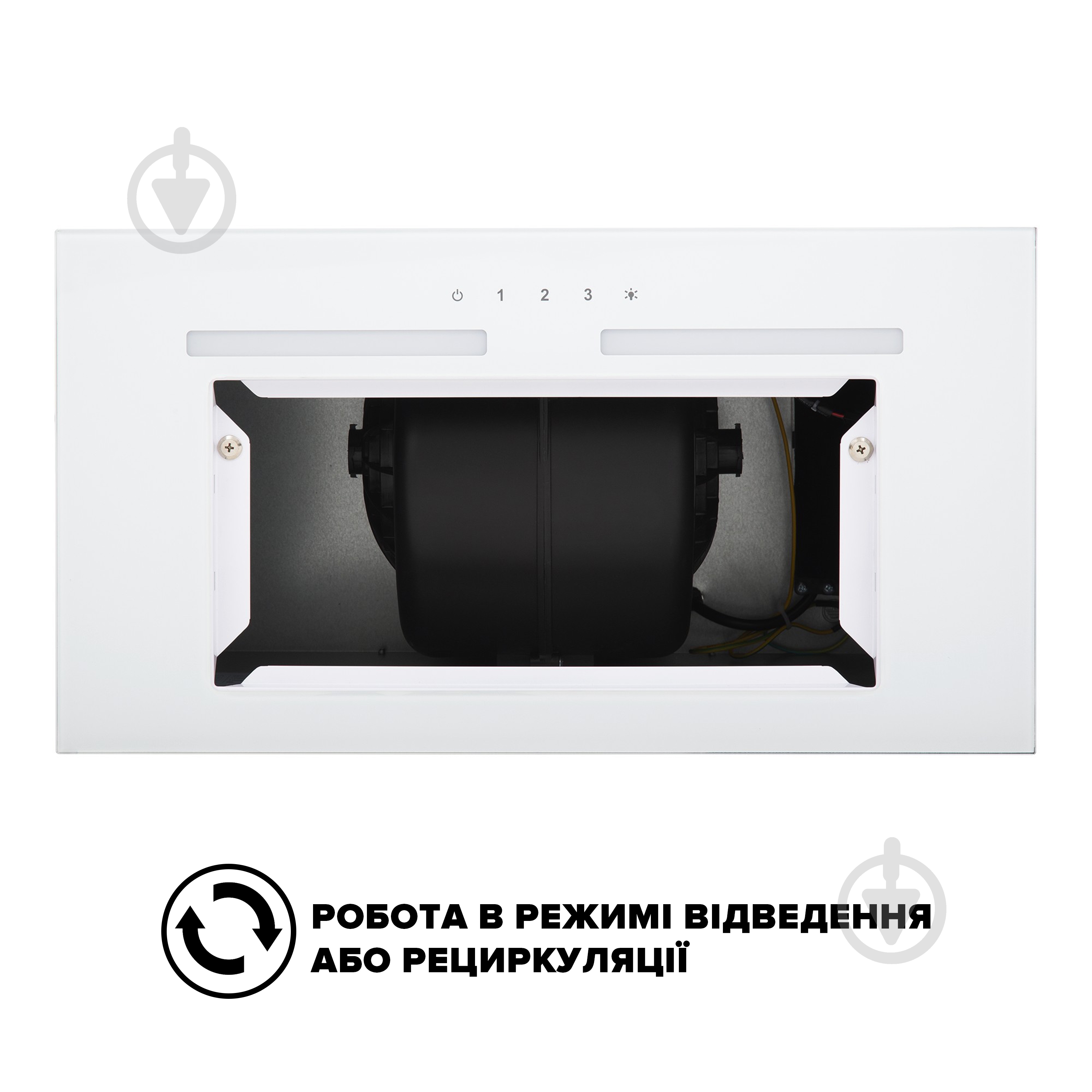 Витяжка Interline SWAY WH A/60 GL/S - фото 8