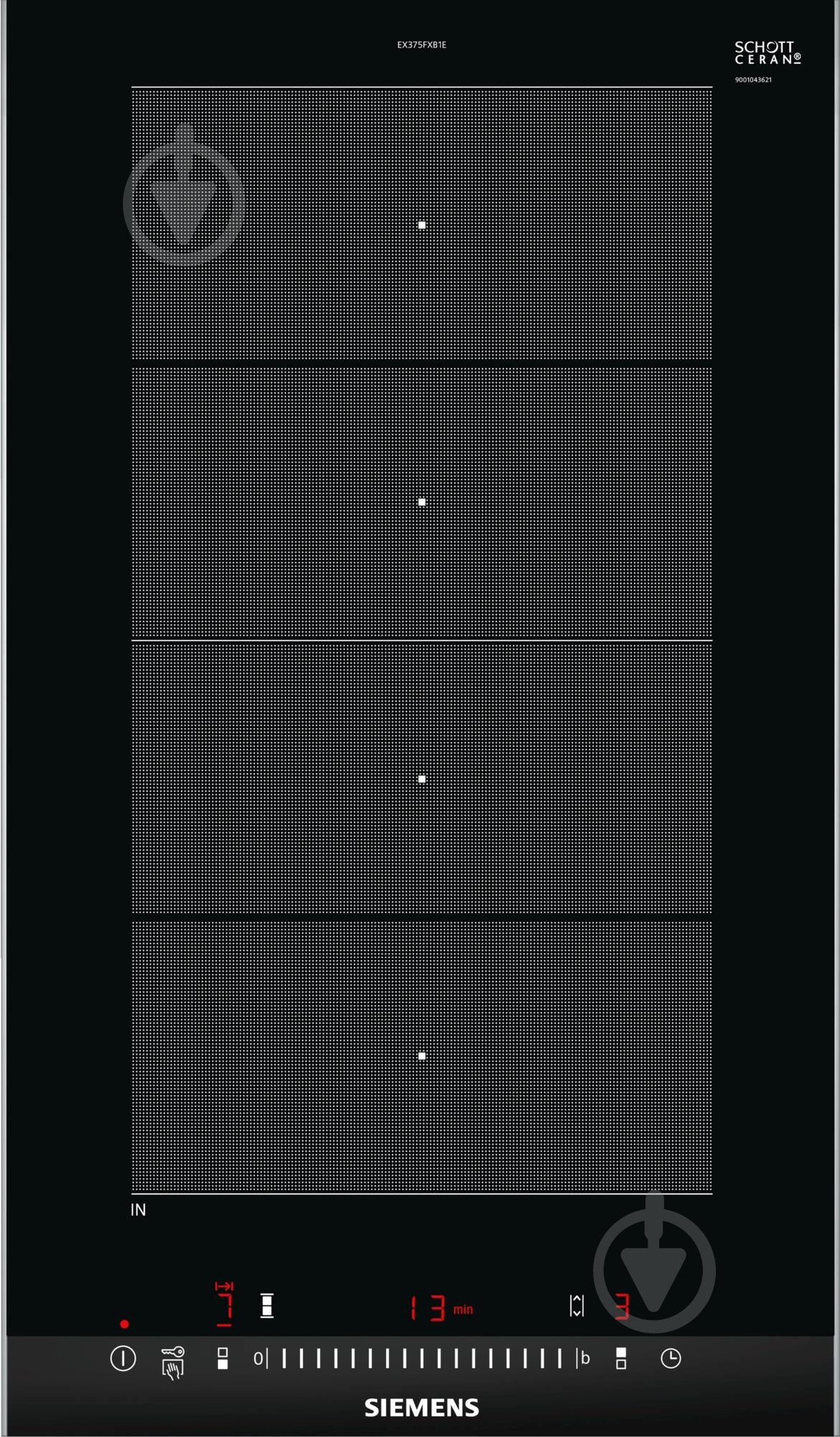 Варочная поверхность индукционная Siemens EX375FXB1E - фото 1