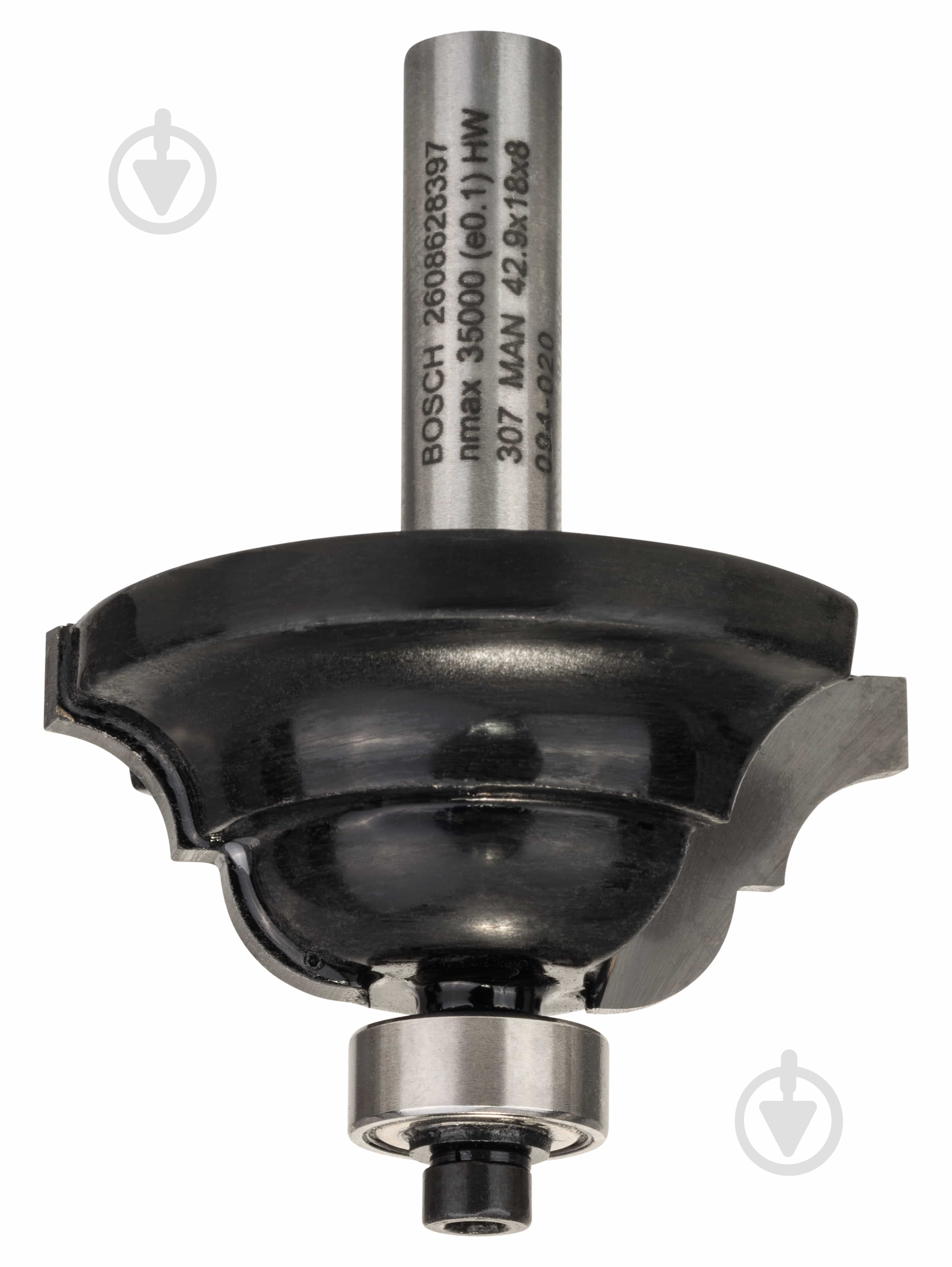 Фреза профільна Bosch D Std S8 / R6,3 / B15 / L18 2608628397 - фото 1