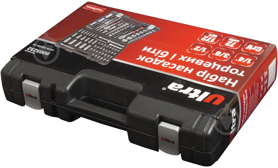 Набор насадок торцевых и биты Ultra CrV Taiwan 172 шт. 6003232 - фото 10 Набор насадок торцевых и биты Ultra CrV Taiwan 172 шт. 6003232 - фото 10