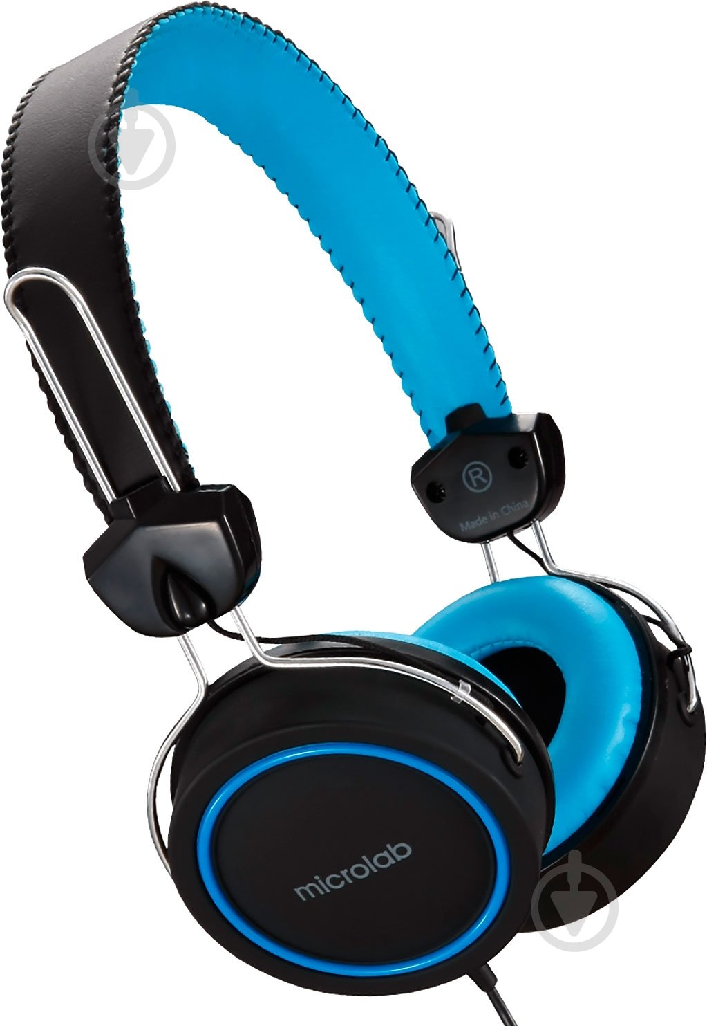 Наушники Microlab K300 black/blue - фото 2 Наушники Microlab K300 black/blue - фото 2