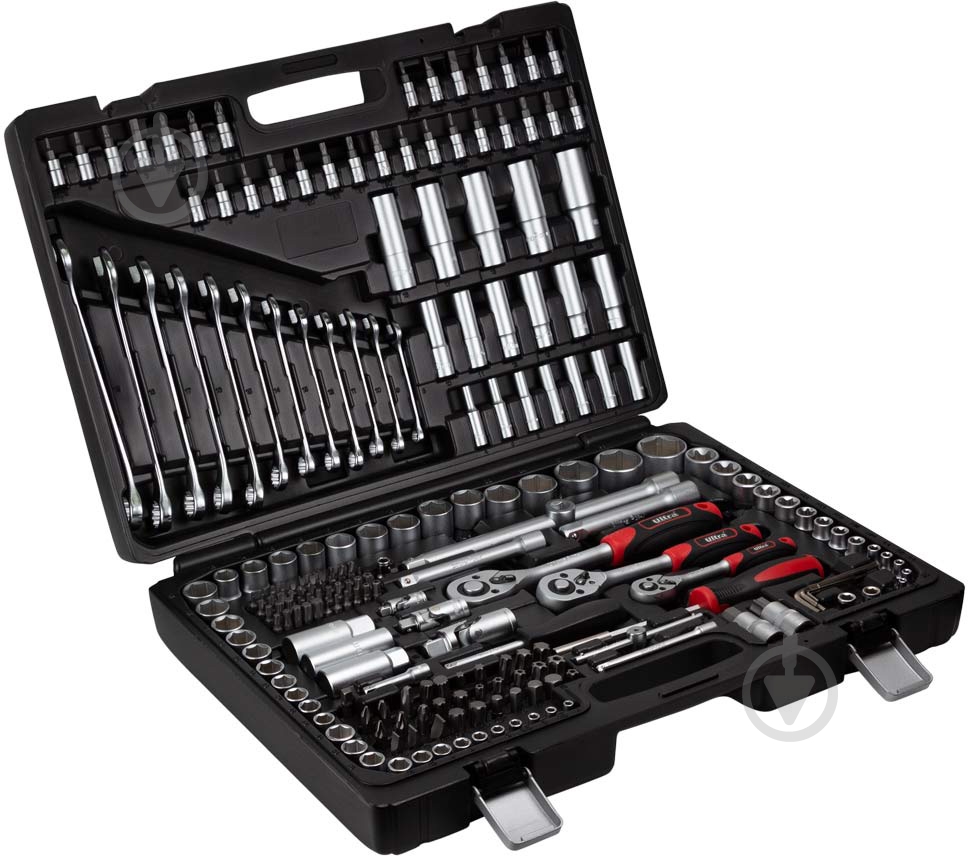 Набор насадок торцевых и биты Ultra CrV Taiwan 216 шт. 6003262 - фото 4 Набор насадок торцевых и биты Ultra CrV Taiwan 216 шт. 6003262 - фото 4
