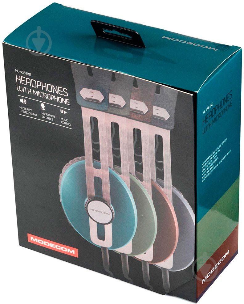 Навушники Modecom S-MC-450-ONE-GRE green MC-450 - фото 5